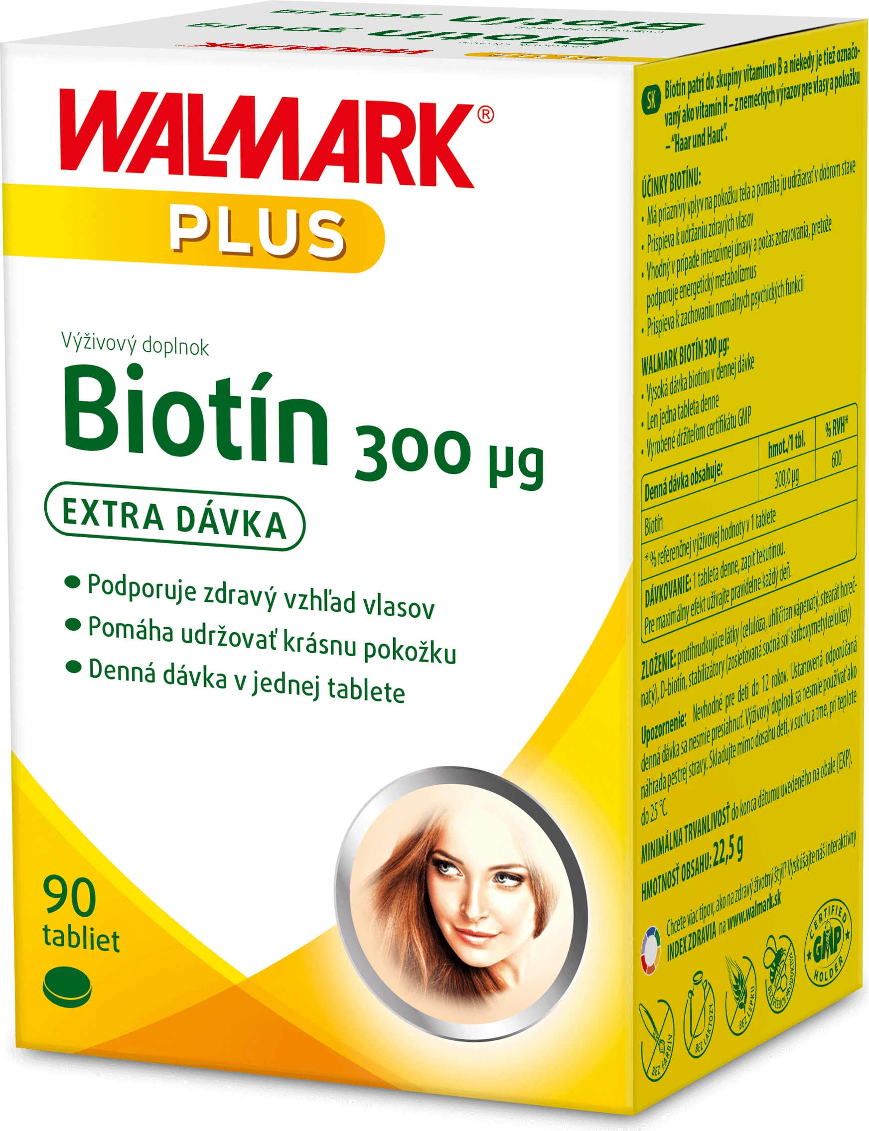 Walmark Biotine 300 µg 90 tabletten