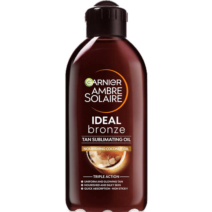 Garnier Ambre Solaire Olio di Cacao Olio nutriente per pelli abbronzate SPF 2 200 ml