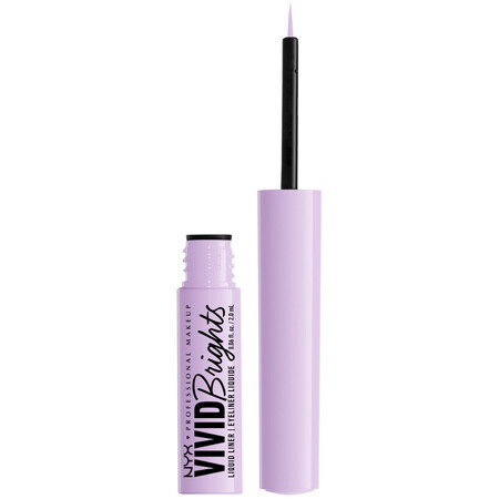 NYX Professional Makeup Vivid Bright Liquid Liner 07 Lila Link Liquid Eyeliner, 2 ml