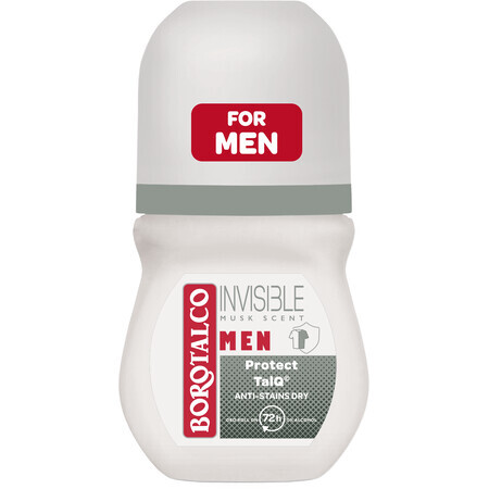 Borotalco Men Absolute InvisibleDry Musk Scent, déodorant à bille pour hommes 50 ml