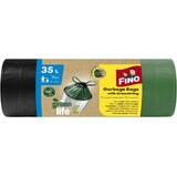 Fino Green Life Schrumpffolien-Abfallsäcke aus recyceltem PE 15 x 35 l