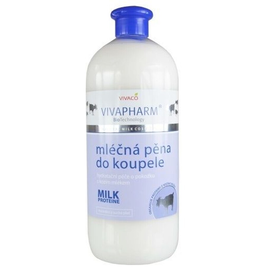 Vivapharm Spumă de baie hidratantă cu lapte de capră 1000 ml