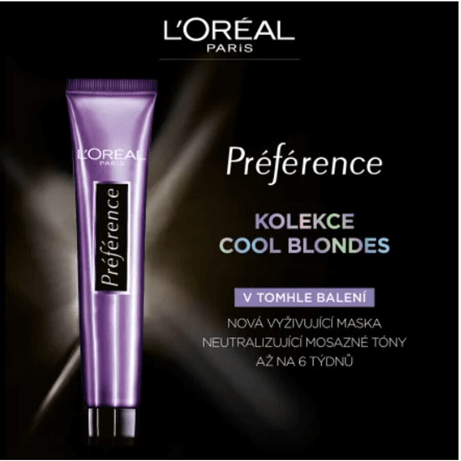 L'Oréal Paris Préférence permanent color 8.12 Alaska cool light blonde 192 ml