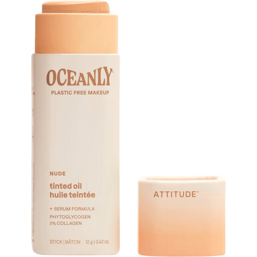 Attitude Oceanly Solid Solid Oil Serum - Nude 12 g