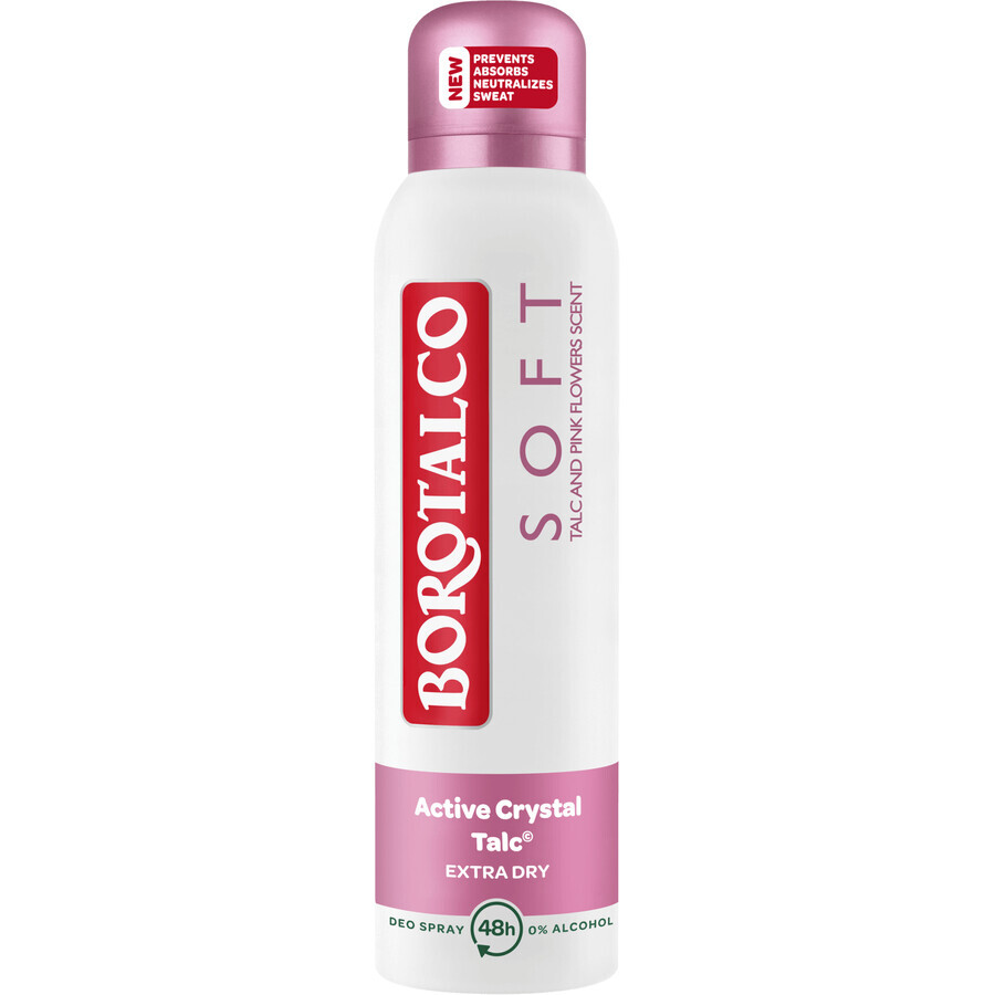 Borotalco Talco Morbido & Fiore Rosa Deodorante Spray Donna 150 ml