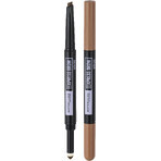 Maybelline New York NY NY Express Brow Satin Duo 01 Dunkelblond Augenbrauenstift und Puder Duo