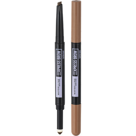 Maybelline New York NY NY Express Brow Satin Duo 01 Dunkelblond Augenbrauenstift und Puder Duo