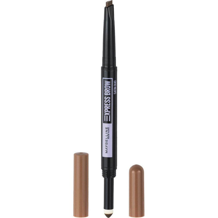 Maybelline New York NY NY Express Brow Satin Duo 01 Dunkelblond Augenbrauenstift und Puder Duo