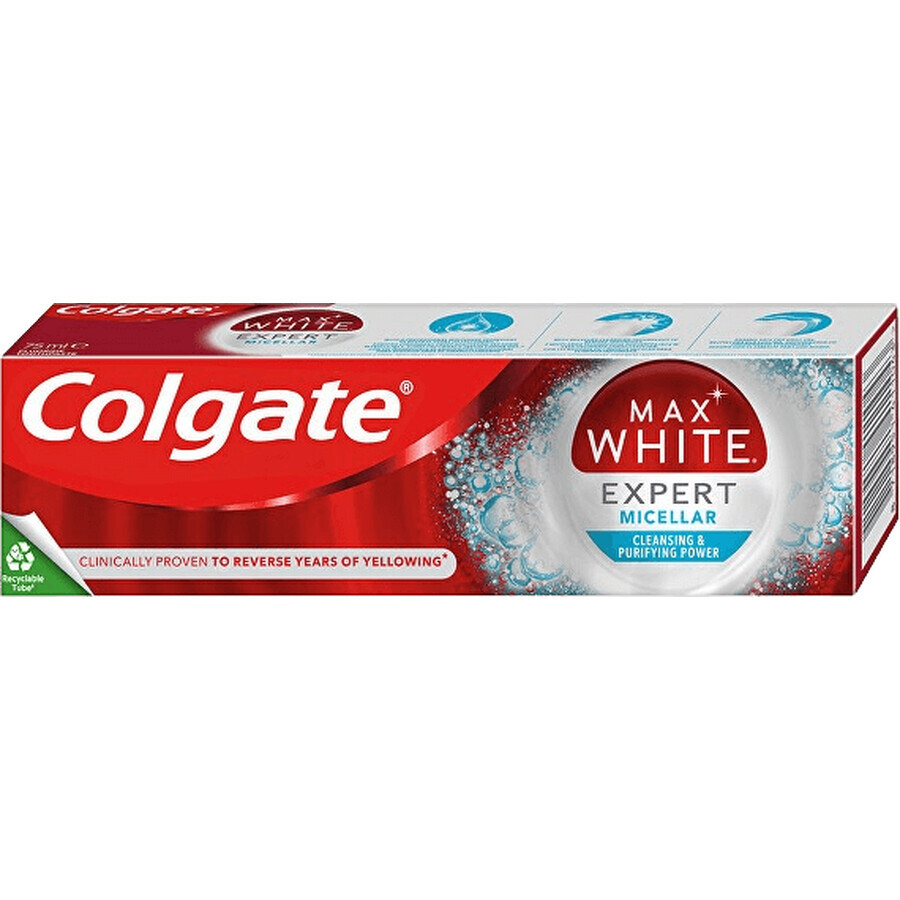 Pastă de dinți Colgate Max White Expert Micellar 75 ml