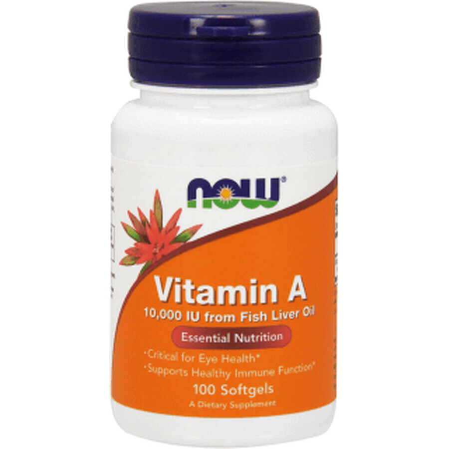 Now Foods Vitamine A 10.000 IE 100 capsules