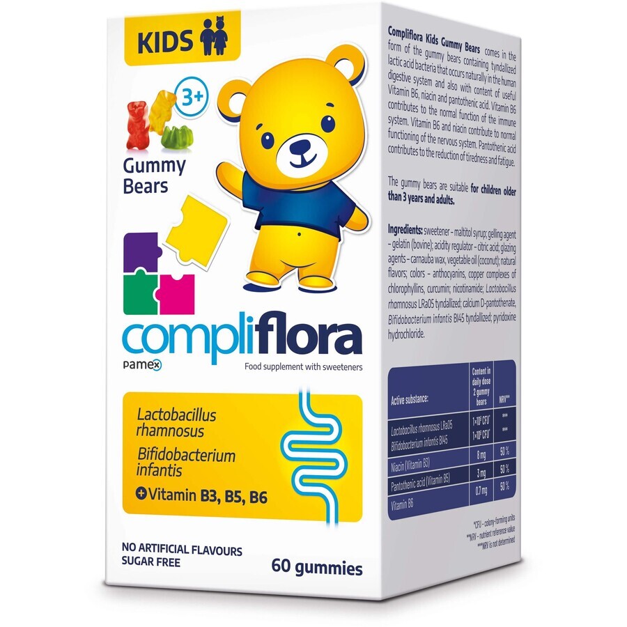 Compliflora KIDS teddyberen in gelei 60 stuks