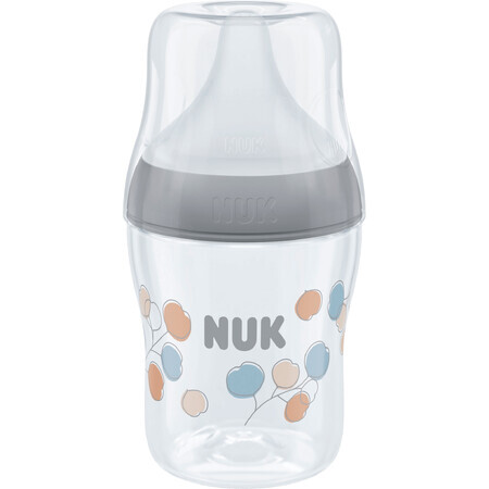 Nuk Perfect Match Flasche mit Temperaturkontrolle, grau 150 ml