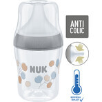 Nuk Perfect Match Flasche mit Temperaturkontrolle, grau 150 ml