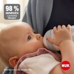 Nuk Perfect Match Flasche mit Temperaturkontrolle, grau 150 ml