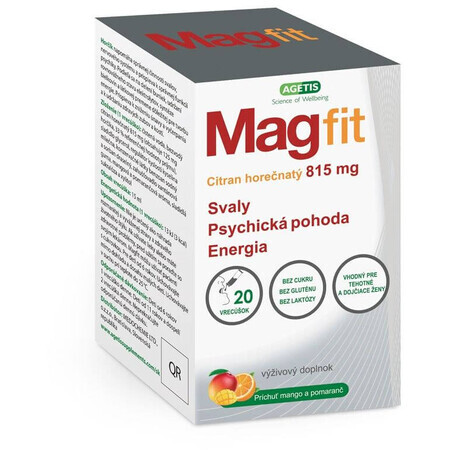 Magfit gel al mango e all'arancia 20 bustine