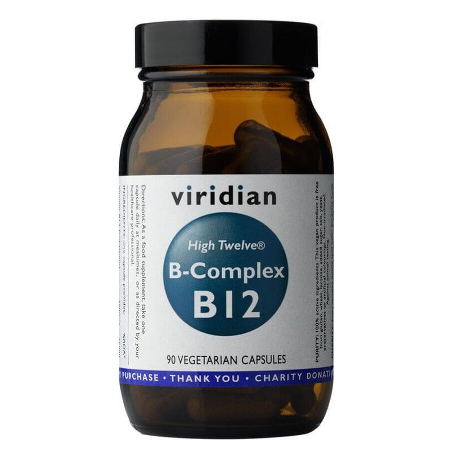 Viridian B-Complex B12 Hoog Twelwe® 90 capsules