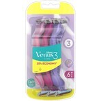 Gillette Venus Simply Venus3 Rasoio usa e getta Multicolore 6 pz.