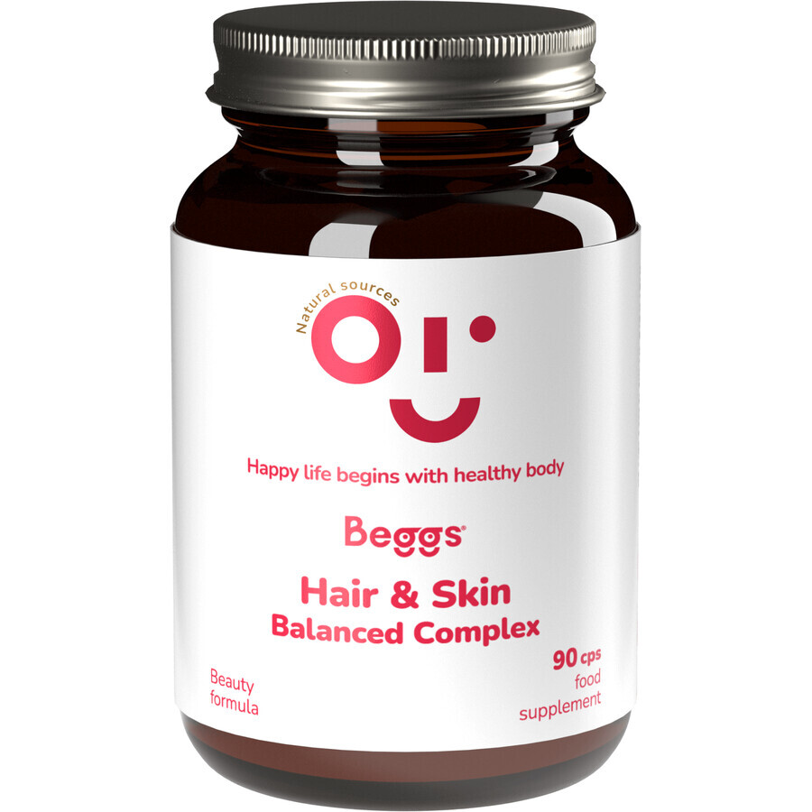 Beggs Balanced Haar & Huid Complex 90 capsules