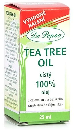 Dr Popov Tea Tree Olie Puur 100% Australische Tea Tree Olie 25 ml