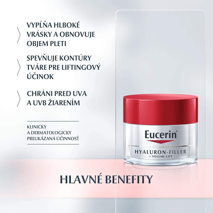 Eucerin HYALURON-FILLER+Volume-Lift Crème de jour anti-âge pour peau normale 50 ml