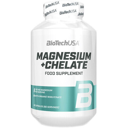 BiotechUSA MAGNESIUM + CHELATE 60 gélules