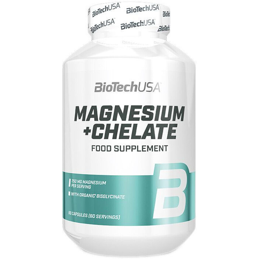 BiotechUSA MAGNESIUM + CHELATE 60 gélules