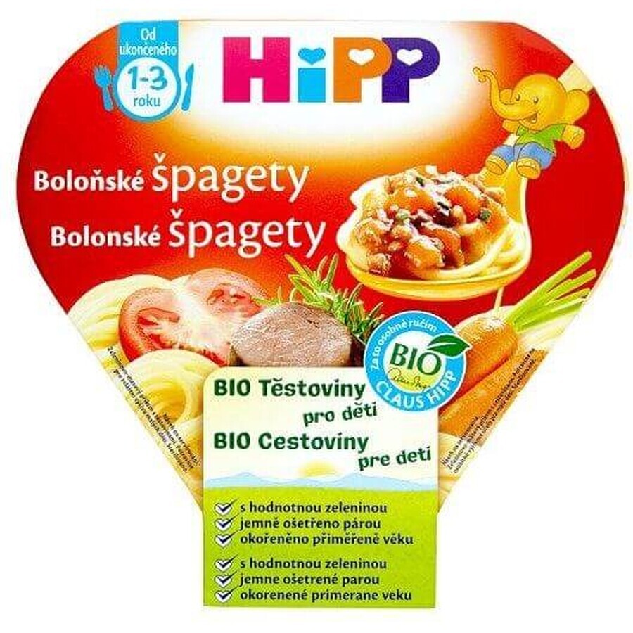 HiPP Biologisch groente- en vleessupplement Bolognese spaghetti 250 g