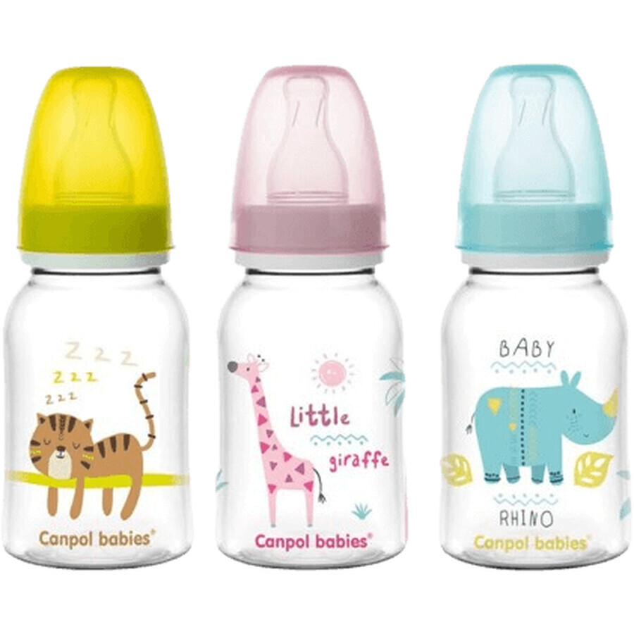 Canpol Babyfles met smalle hals Afrika 120 ml