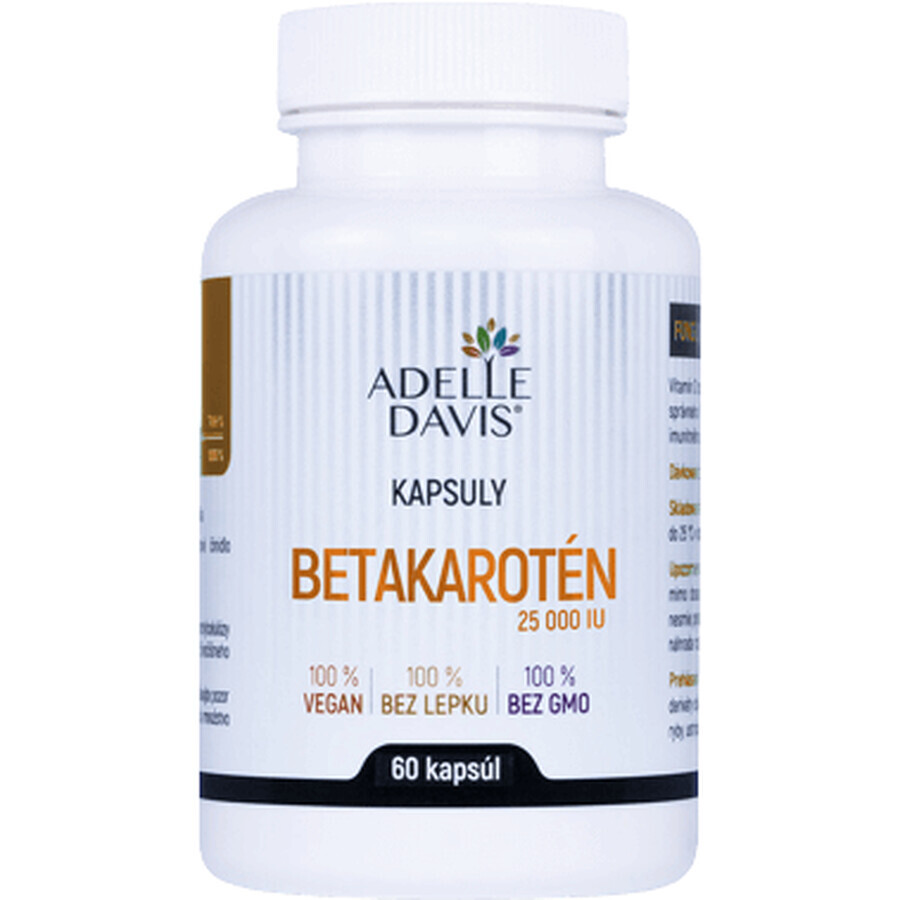 Adelle Davis Betacaroten 25.000 IE 60 capsules