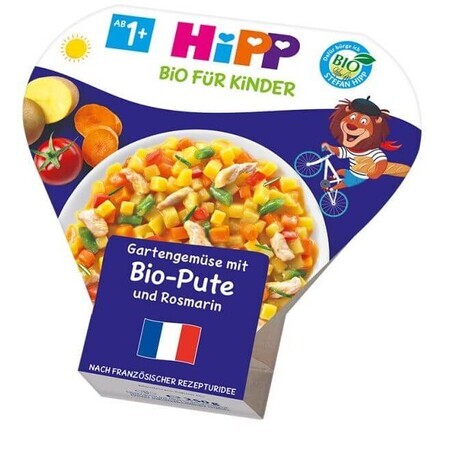 HiPP ORGANIC Tuingroenten met biologische kalkoen en rozemarijn 250 g