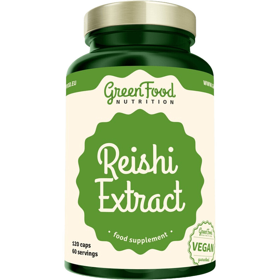 GreenFood Nutrition Reishi extract 120 capsules