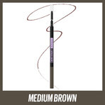 Maybelline New York Brow Ultra Slim Wenkbrauwpotlood 04 Medium Bruin 9 g