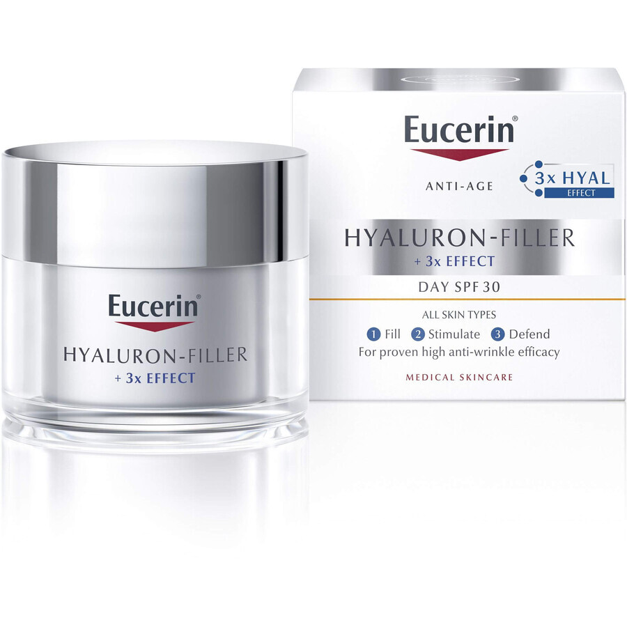 Eucerin Hyaluron-Filler+ Crema Giorno SPF 30, 50 ml