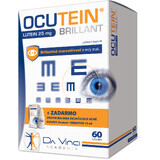 Ocutein BRILLANT Lutein 25 mg - DA VINCI 60 capsules + Sensitive eye drops 15 ml free