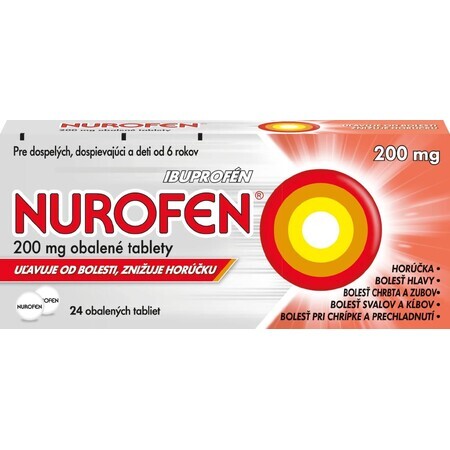 Nurofen Ibuprofen 24 tablets