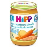 HiPP Wortelen met aardappelen en zalm 190 g