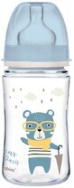 Canpol baby&#39;s EasyStart zuigfles BONJOUR PARIS BONJOUR PARIS blauw 240 ml