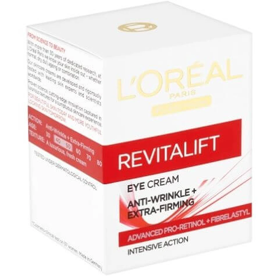 L'Oréal Paris Revitalift Crème pour les yeux 15 ml