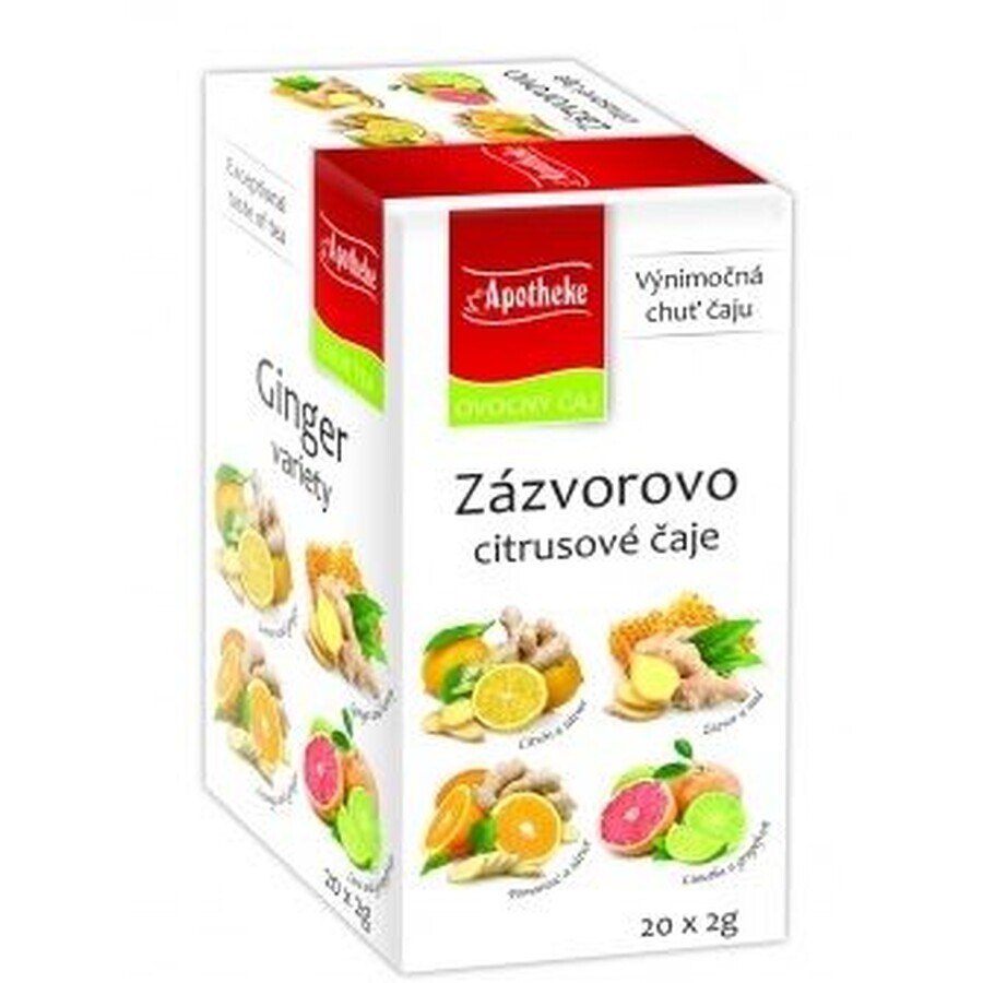 Apotheke Premier Selection Tee-Ingwer-Zitrus-Mix Sachet 20 x 2 g