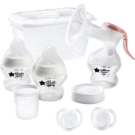 Tommee Tippee Made for Me™ Starter Kit cu pompă de sân manuală