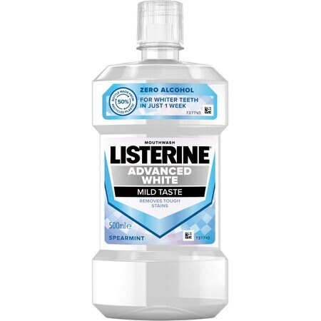 Rince-bouche Listerine Advanced White au goût délicat 500 ml