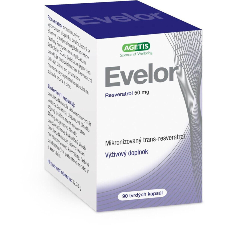 Evelor 50mg 90cps 90 gélules