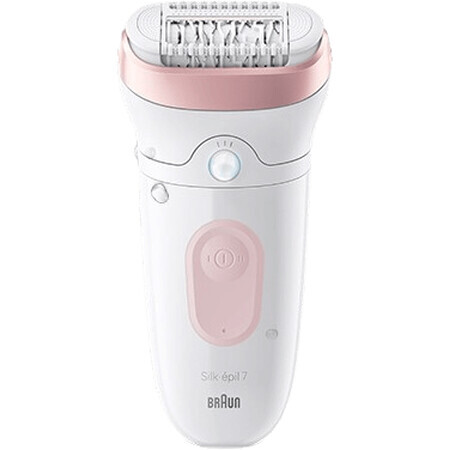 Braun Silk-épil 7, Epilator 7-000, alb/roz