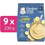 Gerber Milchmüsli Hafermüsli Haferbrei Banane Gute Nacht 9 x 230 g