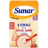 Sunar pap met 8 granen aardbeien, banaan 210 g