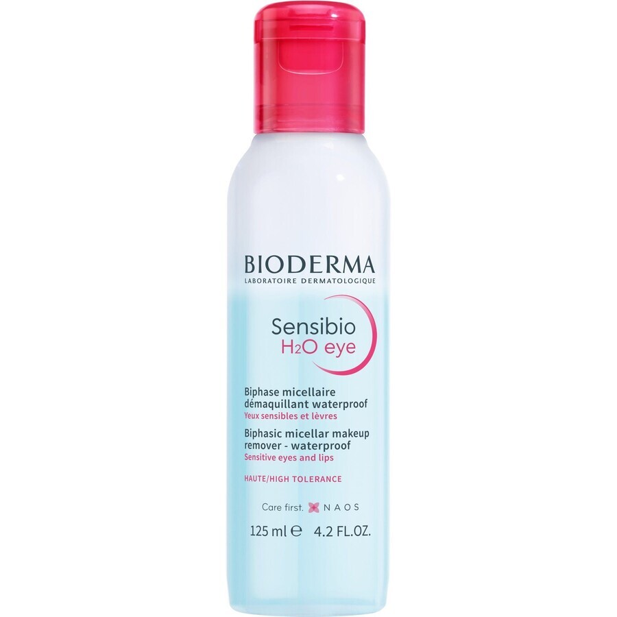 Bioderma Sensibio H2O nettoyant micellaire pour les yeux et les lèvres 125 ml