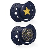 LOVI Dynamic Soothing Soother Stardust 6-18m 2 pcs