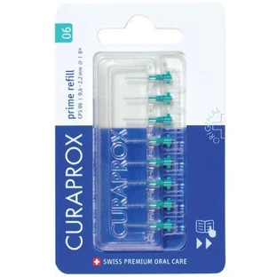 Curaprox Prime Repuesto cepillos interdentales, tamaño. 06, 8 piezas