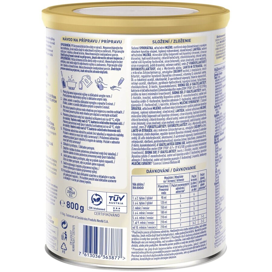 Nestlé Beba COMFORT 1 HM-0 800 g