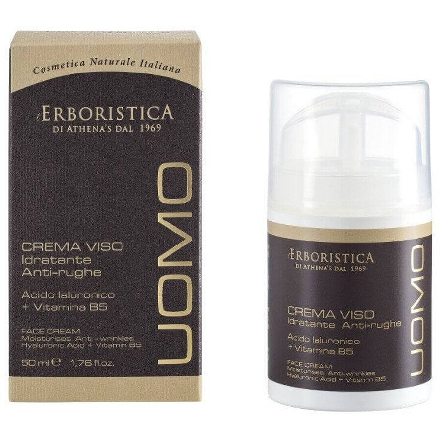 Erboristica Uomo Anti-Falten-Gesichtscreme für Männer 50 ml